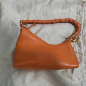 aupen orange hand shoulder bag